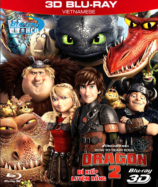 Z102. How To Train Your Dragon 2 2014 - BÍ KIẾP LUYỆN RỒNG 2 3D 50G (DTS-HD 7.1)